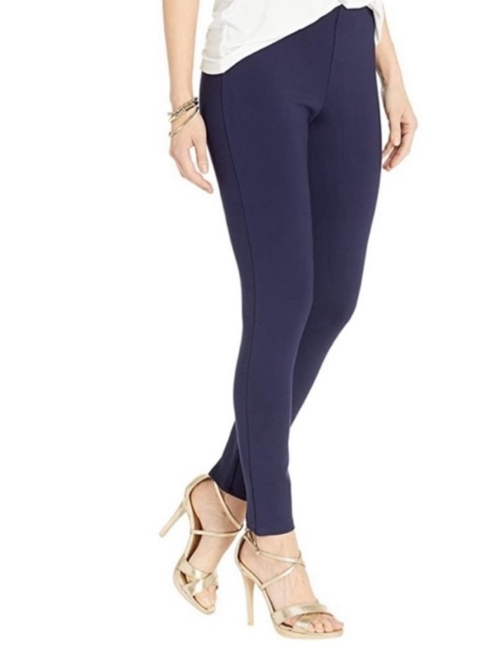 Lilly Pulitzer NIRA LEGGING Midnight
Navy Slit Pockets Pants Size XS Ponte knit